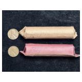 1959-D & 1959-P WHEAT PENNY ROLLS