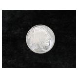 ONE TROY OUNCE .999 SILVER BUFFALO ROUND