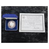 SILVER 1889 CARSON CITY MORGAN PROOF WITH COA