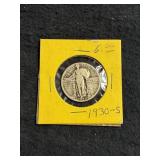 1930-S STANDING LIBERTY SILVER QUARTER