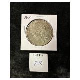 1900 MORGAN SILVER DOLLAR