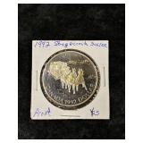 1992 STAGECOACH SERVICE CANADIAN PROOF DOLLAR