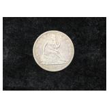 1891 LIBERTY SEATED HALF DOLLAR