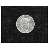 1 TROY OUNCE .999 SILVER DONALD TRUMP 45TH ROUND