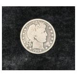 1908 BARBER HALF DOLLAR