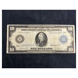 TEN DOLLAR U.S. FEDERAL RESERVE LARGE NOTE