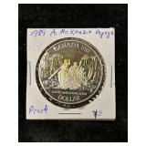 1989 MCKENZIE VOYAGE CANADIAN PROOF DOLLAR
