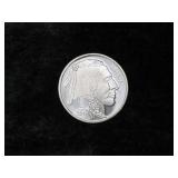 ONE TROY OUNCE .999 SILVER BUFFALO ROUND