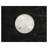 ONE TROY OUNCE .999 SILVER BUFFALO ROUND