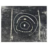 55.97G MIXED STERLING SILVER (NECKLACE/BRACELET)