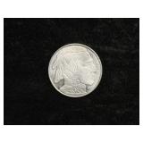 ONE TROY OUNCE .999 SILVER BUFFALO ROUND