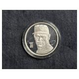 ONE TROY OZ .999 FINE SILVER SAMMY SOSA ROUND