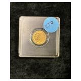 1913 $2.50 GOLD INDIAN HEAD QUARTER EAGLE