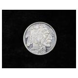 ONE TROY OUNCE .999 SILVER BUFFALO ROUND
