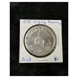 1975 CALGARY CENTENNIAL CANADIAN PROOF DOLLAR