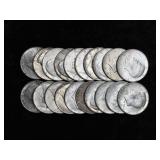 FULL ROLL 1964 KENNEDY HALF DOLLARS