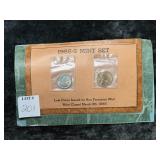 1955-S MINT SET LAST COINS ISSUED- PENNY & DIME