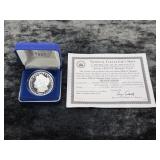 SILVER 1889 CARSON CITY MORGAN PROOF WITH COA