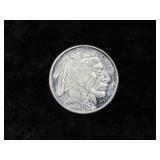 ONE TROY OUNCE .999 SILVER BUFFALO ROUND