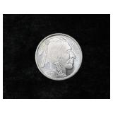 ONE TROY OUNCE .999 SILVER BUFFALO ROUND