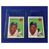 (2) ROBERTO CLEMENTE #251 1954 TOPPS ARCHIVE