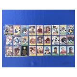 (27) FOOTBALL CARDS INCLUDING TOPPS, NFL PRO SET,