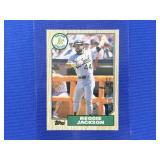 1987 TOPPS TIFFANY REGGIE JACKSON #52T