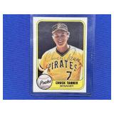 1981 FLEER CHUCK TANNER AUTOGRAPH PIRATES #367