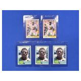 (5) 1981 & 1982 RICKEY HENDERSON TOPPS & DONRUSS