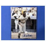 AL OLIVER AUTOGRAPHED 8X10 PHOTO PITTSBURGH PIRATE