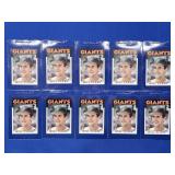 (10) 1986 TOPPS TRADED WILL CLARK ROOKIES #24T