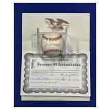 JOE DIMAGGIO AUTOGRAPHED 1981 WORLD SERIES BALL