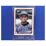 1989 TOPPS NO. 110T DEION SANDERS ROOKIE