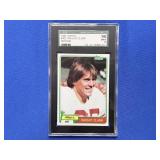 DWIGHT CLARK ROOKIE SGC 9- 1981 TOPPS #422