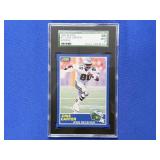 CRIS CARTER ROOKIE SGC 9- 1989 SCORE #72