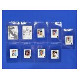 (9) 1969 TOPPS ODD BALL STICKERS & DECKLE EDGE