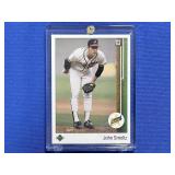 1989 UPPER DECK NO. 17 JOHN SMOLTZ ROOKIE