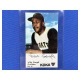 1968 WILLIE STARGELL KDKA CARD #8 PIRATES
