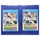 (2) 1987 FLEER GREG MADDOX ROOKIES # U-68