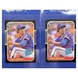 (2) 1987 DONRUSS GREG MADDOX ROOKIES #36