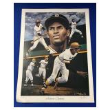 ROBERTO CLEMENTE LITHOGRAPH 24X18 ANGELO MARINO