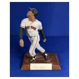 WILLIE MAYS AUTOGRAPHED SALVINO FIGURE- NO BAT