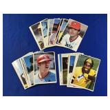 1980 TOPPS BASEBALL COMPLETE GIANTS SET