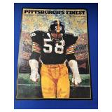JACK LAMBERT LITHOGRAPH 24X18 HALL OF FAME