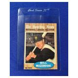 1962 BILL MAZEROSKI TOPPS
