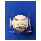 DANNY TARTABULL SIGNED BALL IN CASE