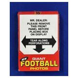 1980 TOPPS FOOTBALL GIANT PHOTOS BOX
