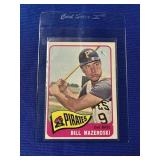1965 BILL MAZEROSKI TOPPS