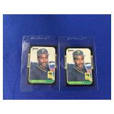 (2) BARRY BONDS ROOKIES 1987 DONRUSS