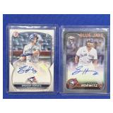 (2) SPENCER HORWITZ AUTOGRAPHED ROOKIE CARDS